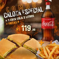 Calota Especial + Coca 2l + Fritas P Tradicional