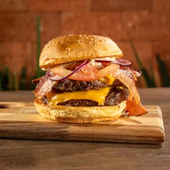 COMBO Burger Duplo #Batata + Bebida. 