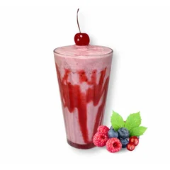 Milk Shake de Frutas Vermelhas