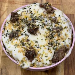 Batata - Carne c/ Queijo