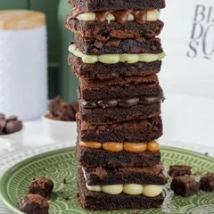 SANDUICHE  DE BROWNIE - NINHO COM NUTELLA