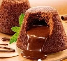 Petit Gateau de Chocolate