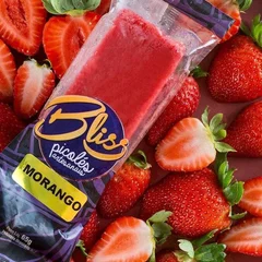 Paleta Bliss Recheada Morango c/ Leite Condensado- 65 g