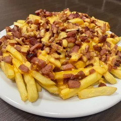 Fritas Cheddar e Bacon
