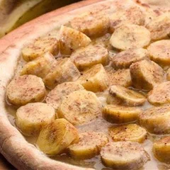 Banana com Geléia de Morango
