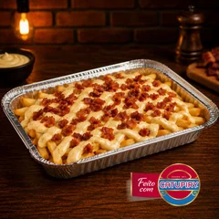 Batata com Catupiry e bacon