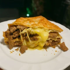 Filé aos 4 queijos 
