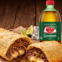 COMBO NORDESTINO (2 PASTEIS NORDESTINOS + 1 GUARANÁ ANTARTICA 1LT)