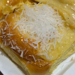 Pão Doce de creme com coco
