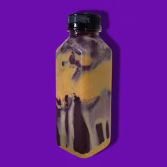 Açaí com creme de doce de leite