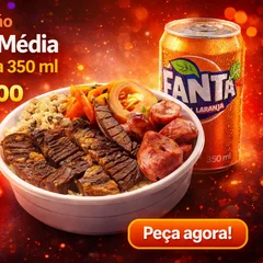 Marmitex Grande + Fanta  350ml
