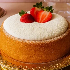 Bolo Pool Cake Ninho com Morango