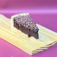 Torta Mousse de Chocolate Fatia