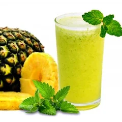Suco de Abacaxi com hortelã 