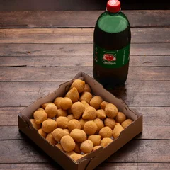 125 salgados fritos + guaraná 1 l
