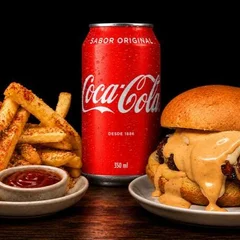 1 Burger Twister Overdrive + 1 Coca lata + 1 Batata Grátis [PROMO BURGER DA HORA ]