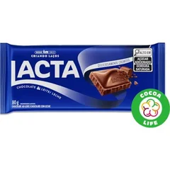 BARRA LACTA AO LEITE 80G