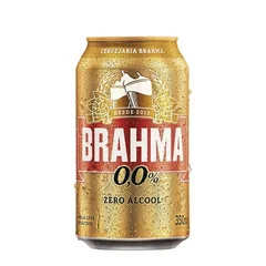 Cerveja Zero Brahma 350ml com 12un