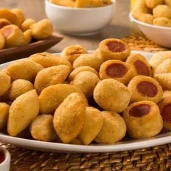 Porção com 20 minis salgados