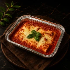 Canelone de Presunto e Muçarela Ao Molho Sugo+arroz+mini salada (Individual)