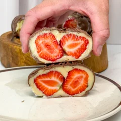 Bombom de morango