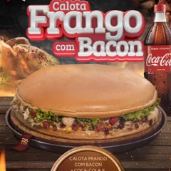 Combo Calota Frango com Bacon + Coca-Cola 1L