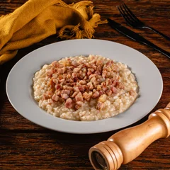  Risoto de Alho-Poró c/ Bacon