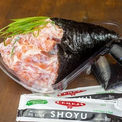 Temaki de Salmão Fresco