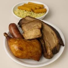 Marmita com 4 carnes assada