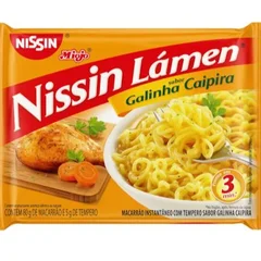 NISSIN LAMEN SABOR GALINHA CAIPIRA 80G