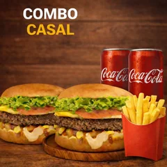 Combo Casal- 2x Calotinha especial + 2 Coca Lata + Fritas P