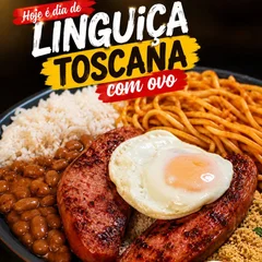 Marmitex Linguiça toscana com ovo (P)