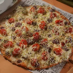 Pizza de Queijo de Cabra | Pizza Saudável