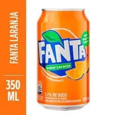 Refrigerante lata 350 ml Fanta Laranja