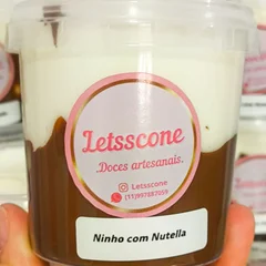 Sorvete Ninho com Nutella 