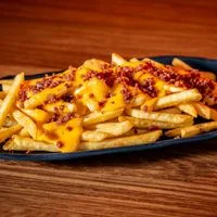 Fritas com Cheddar e Bacon