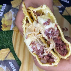 Pastel 77 - Bacon com queijo