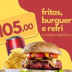 2 Xtudo + 1 Batata Frita Palito 500g + Refri 2 Litros
