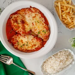 Frango á parmegiana 