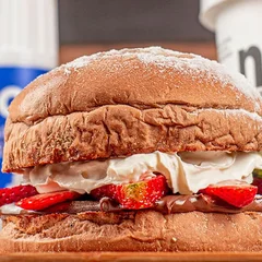 Burger Doce Nutella (Muitaaa Nutella de verdade)