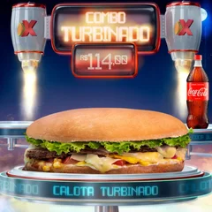 Combo Calota Turbinado + Coca-Cola 1L
