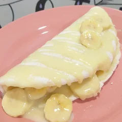 Tapioca Banana c/ Leite Condensado 