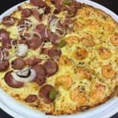 Pizza Família Camarão com Calabresa