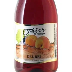 DEL REI COOLER DE PESSEGO COM VINHO ROSADO 1L