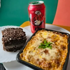 Combo 1 Lasanha + Refri 350ml + Sobremesa