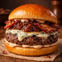 Blue Cheese BBQ (Pão Brioche)