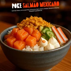 Poke de Salmão Mexicano