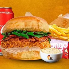 Combo Chicken Burger Empanado!