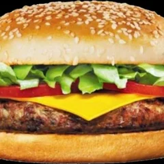 Hamburguer simples com fritas