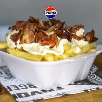 Porção de batata grande turbinada. ( Cream Cheese. )